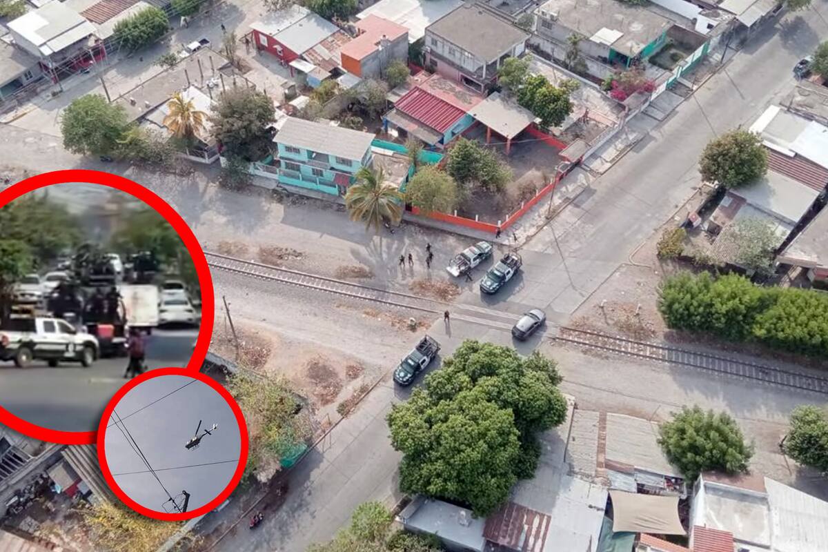 Rescatan 8 migrantes tras tiroteo en Veracruz