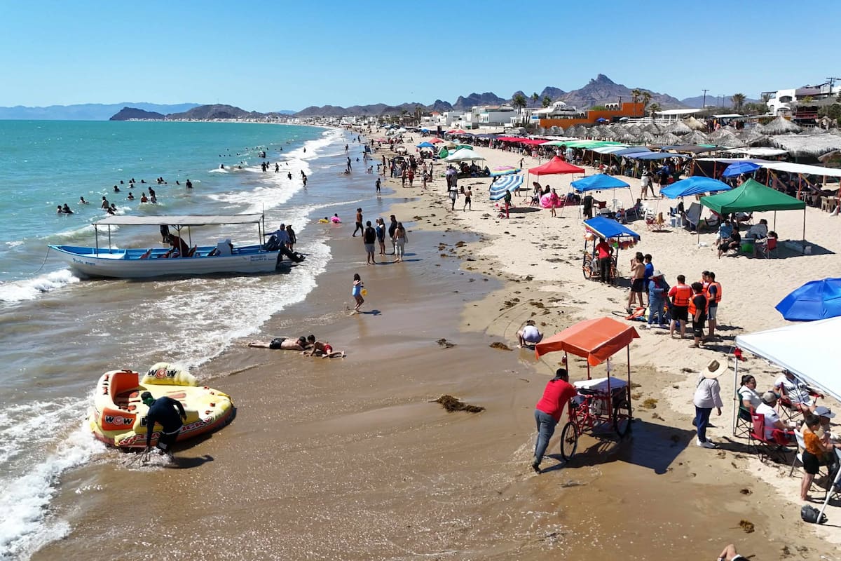 Recomendaciones de Bomberos para disfrutar Bahía de Kino: cuidado con las mantarrayas y más