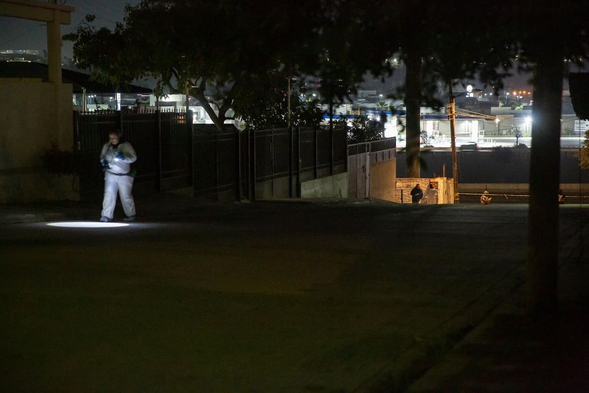 En la zona del ataque se localizaron al menos siete casquillos de arma corta. Foto: Border Zoom