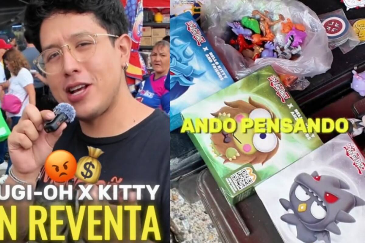 Joven en TikTok expone los altos precios de la reventa de la colaboración entre Yu-Gi-Oh! y Hello Kitty