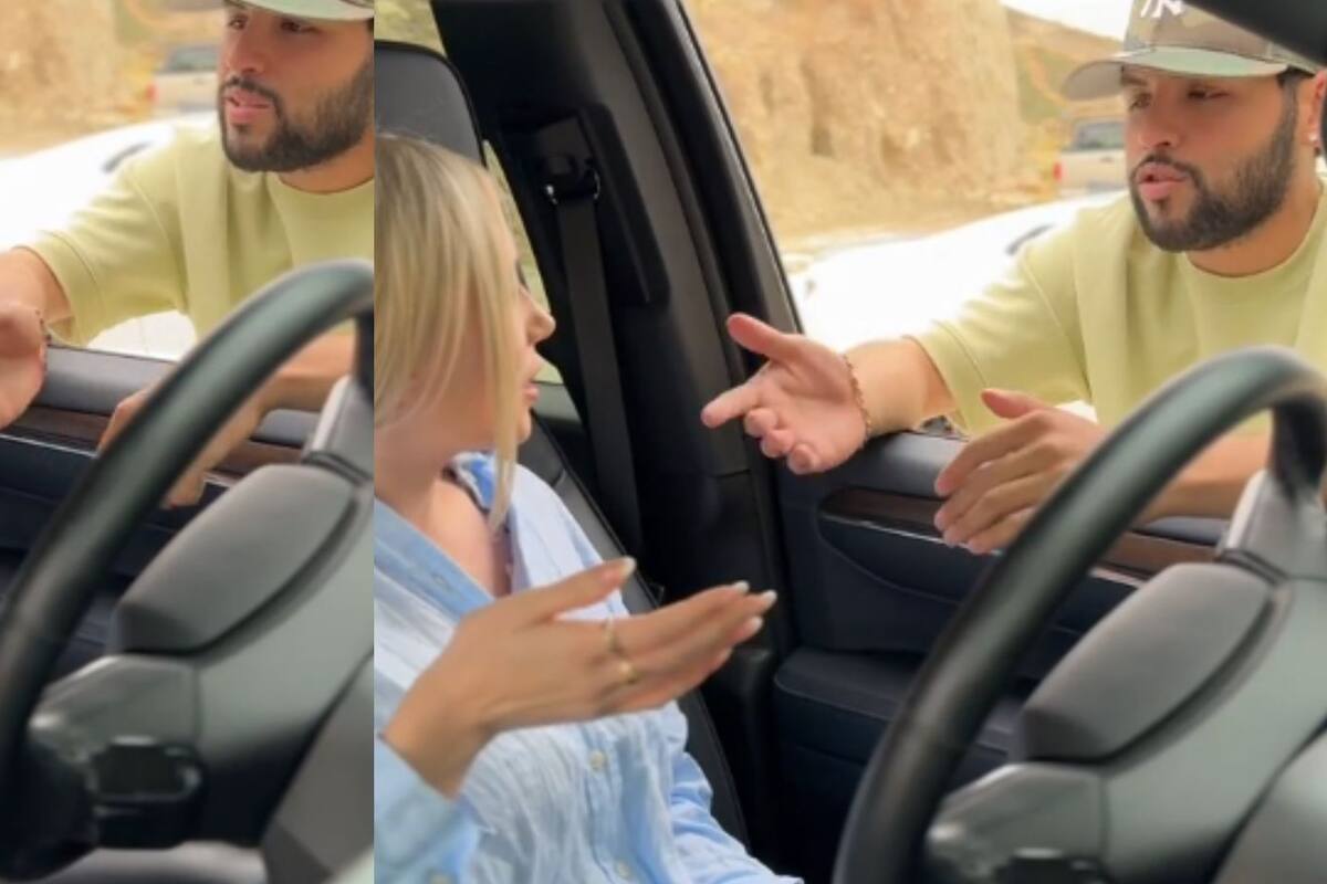 Tiktoker le dice a su pareja que le puso diesel a su carro en vez de gasolina