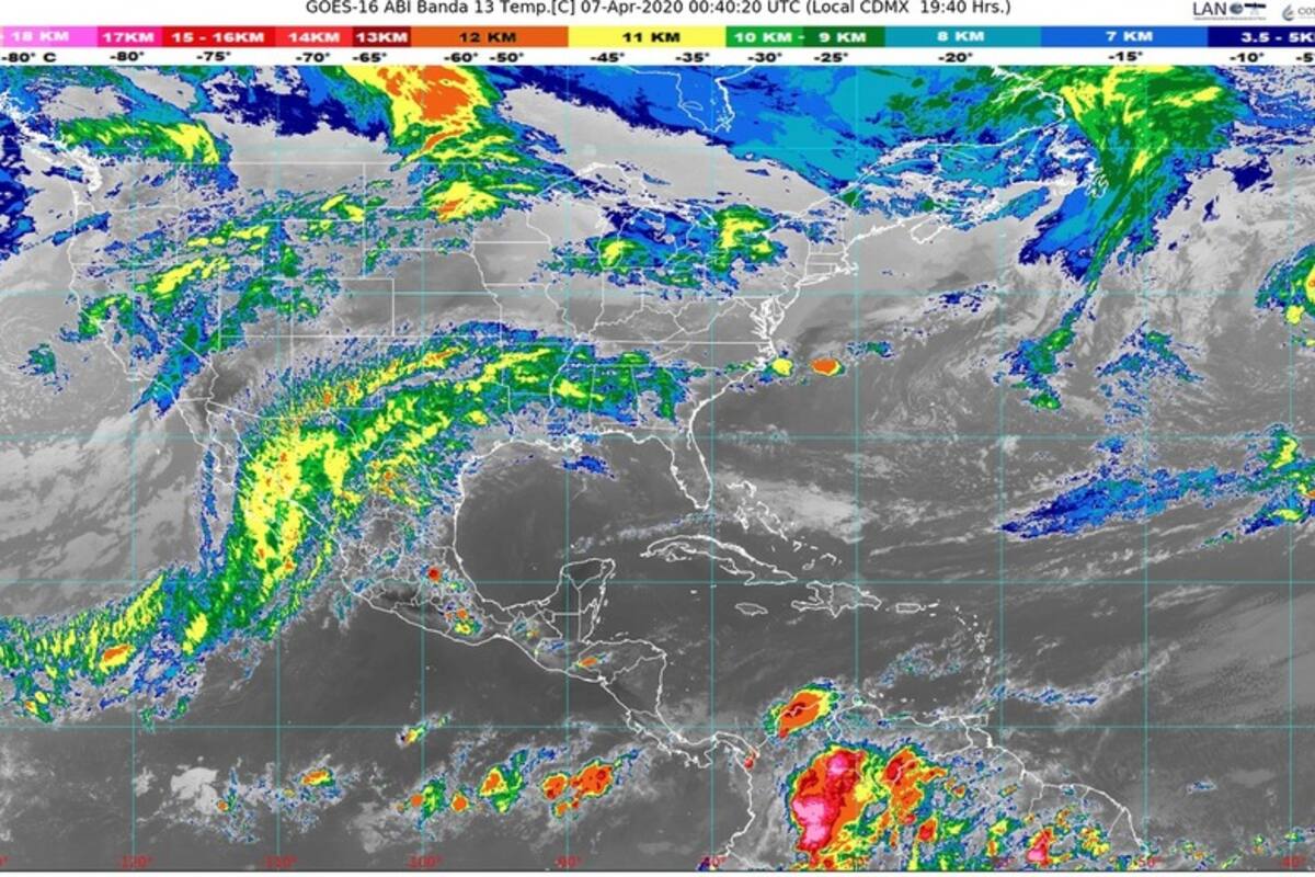 ¡Alerta! Lluvias fuertes con descargas eléctricas en Baja California y Sonora