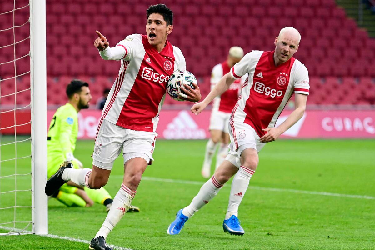 Edson Álvarez marca su segundo gol de la temporada y evita derrota de Ajax