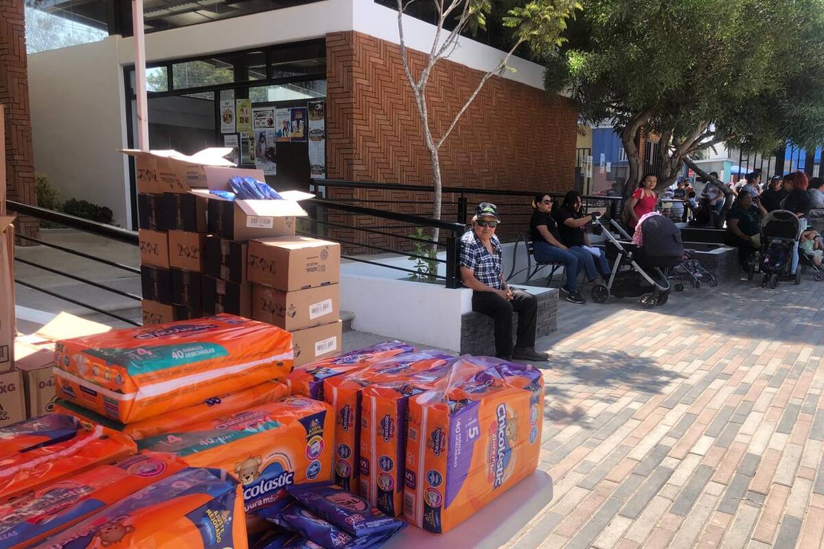 Inmujer entrega apoyo a madres de niños pequeños en Rosarito