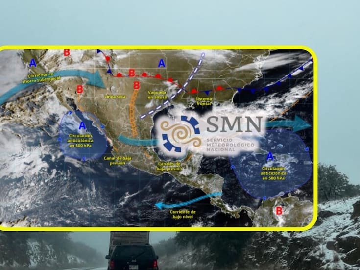 Frente frío 41 y su gran masa de aire polar “congelarán” estas ciudades lunes y martes con lluvias de hasta 150 mm, rachas fuertes de 120 km/h, posibles nevadas y heladas de -5°C