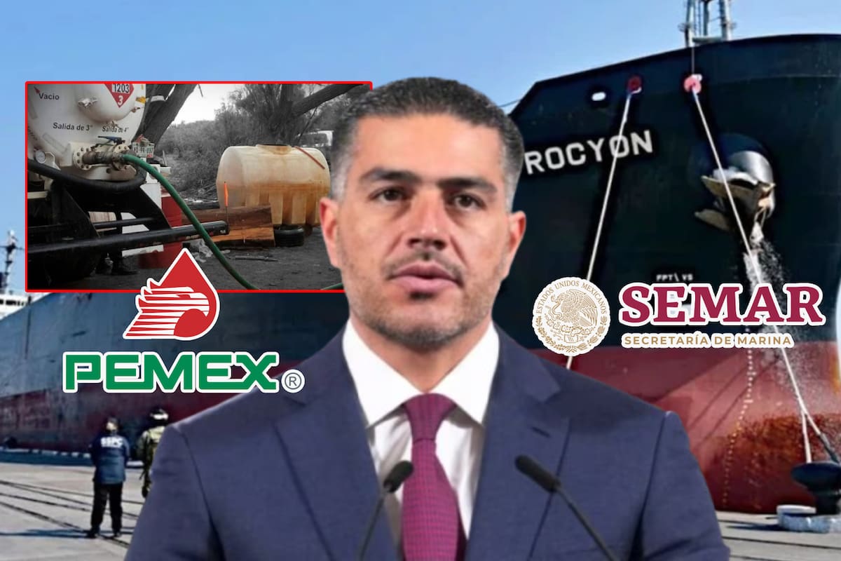 Harfuch confirma arrestos de empresarios y vicealmirante ligados a megadecomiso de más de 10 millones de litros de huachicol en Tampico; esto se sabe del caso