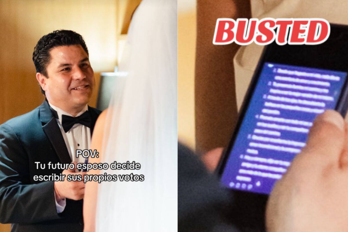 VIDEO de novio usando ChatGPT para escribir votos de su boda levanta fuertes críticas