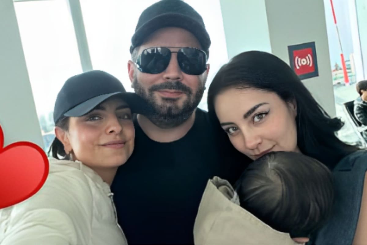 Aislinn Derbez se reúne con José Eduardo y Paola Dalay tras faltar al bautizo de Tessa