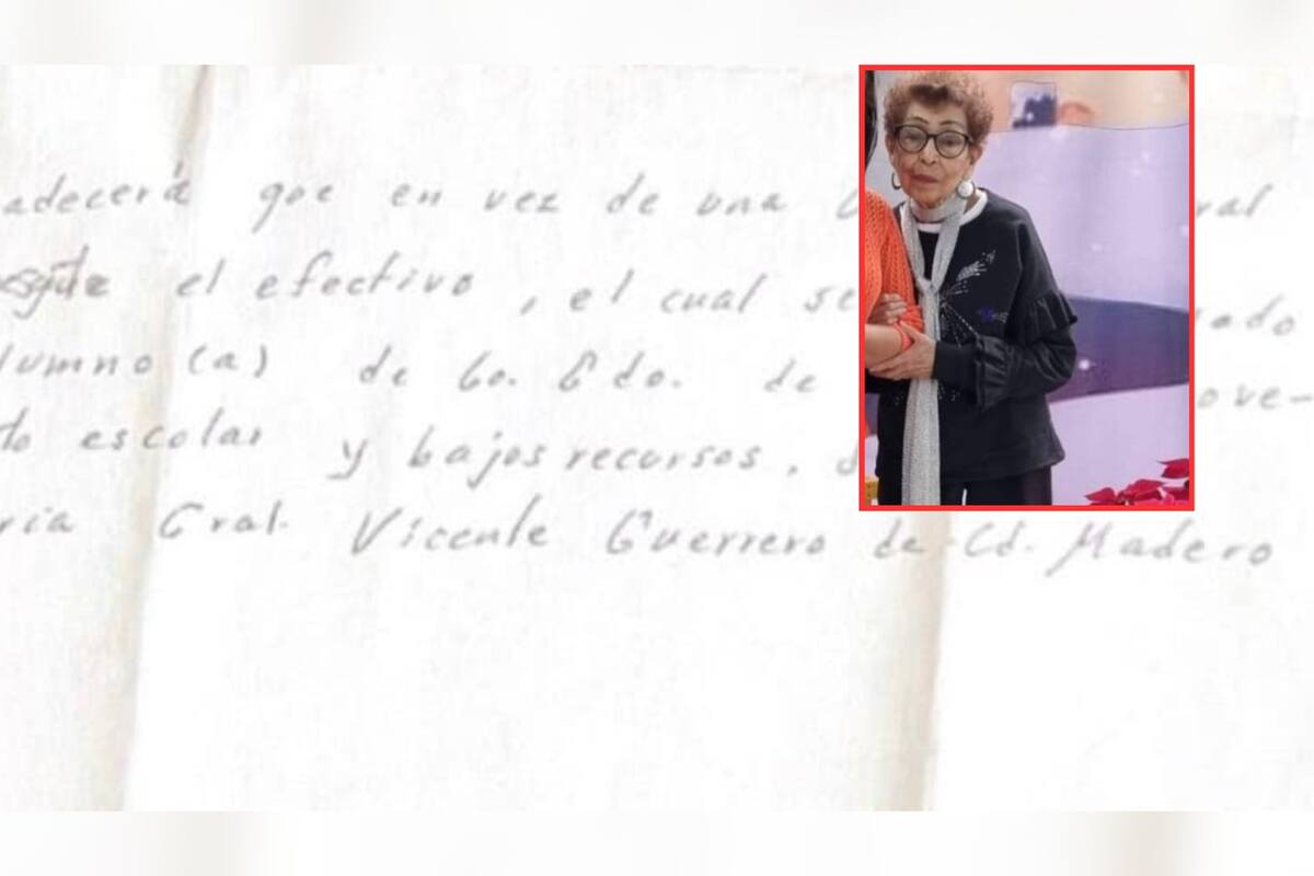 VIRAL: Maestra pide como último deseo que se ayude a un alumno de bajos recursos