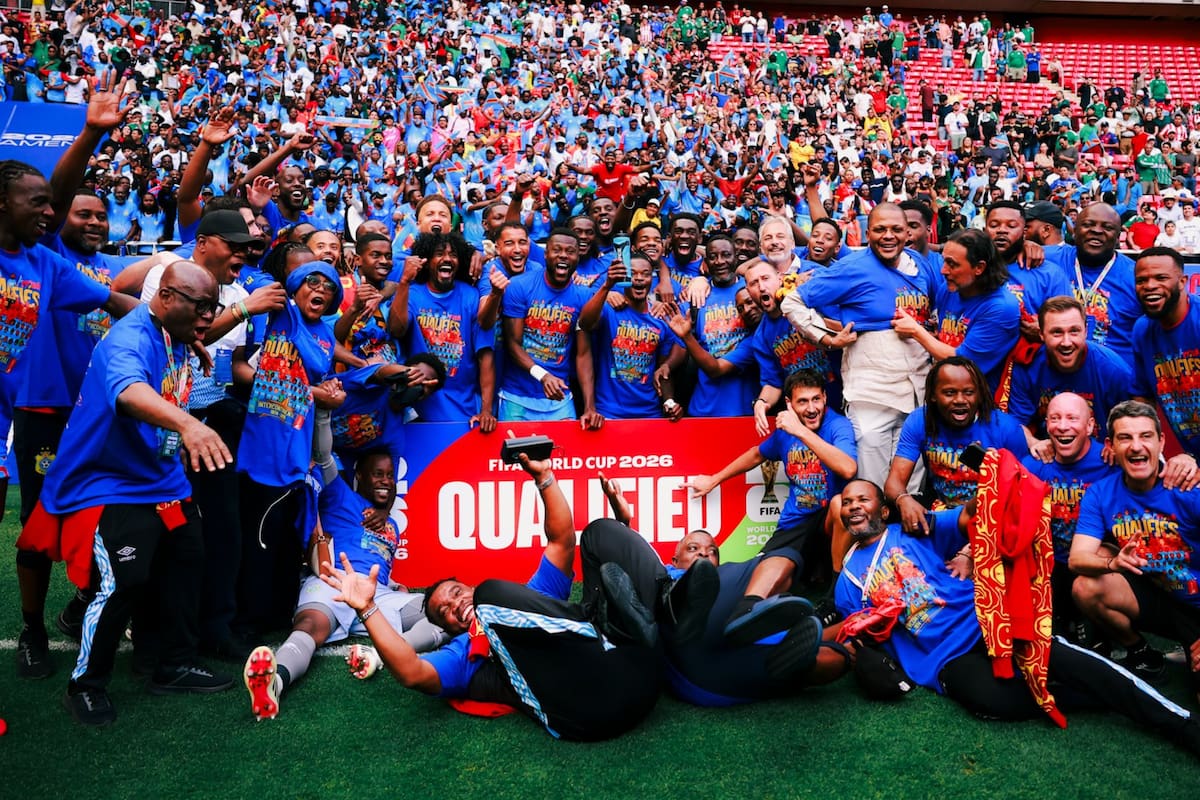 Con lluvia y de madrugada: Así celebraron los aficionados del Congo su vuelta al Mundial tras 52 años