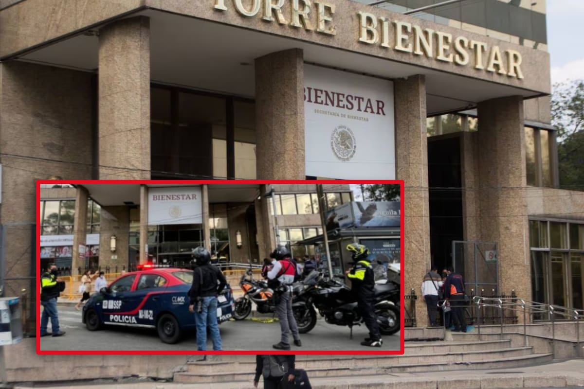 Se registra explosión en torre de la Secretaría del Bienestar en Reforma