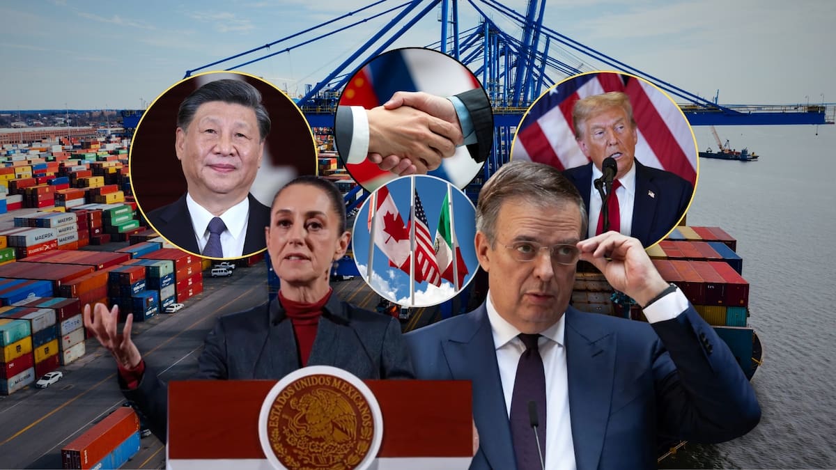 Ebrard y Sheinbaum pusieron altos aranceles a productos chinos, mientras EEUU hizo sus negociaciones para mejorar su relación con Xi Jinping, en medio de rumores de que China podría integrarse al T-MEC luego de la “renegociación” de 2026