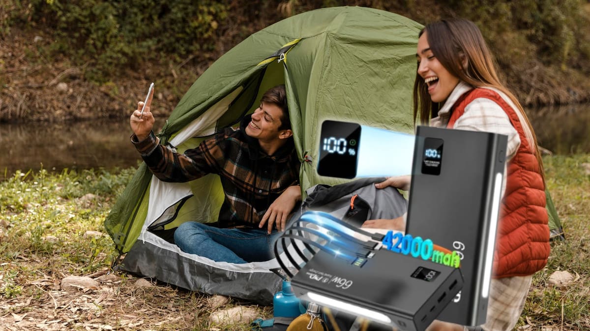 Mercado Libre rebaja la Power Bank KINWODON de 42,000 mAh a solo 270 pesos, ofreciendo carga rápida de 66W y cuatro cables integrados con un 69% de descuento