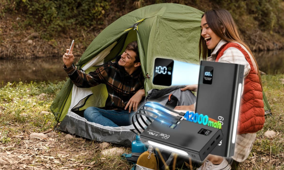 Mercado Libre rebaja la Power Bank KINWODON de 42,000 mAh a solo 270 pesos, ofreciendo carga rápida de 66W y cuatro cables integrados con un 69% de descuento | Freepik, Mercado Libre