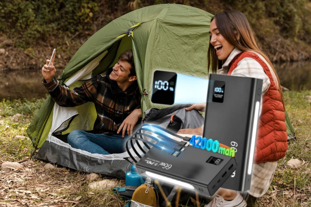Mercado Libre rebaja la Power Bank KINWODON de 42,000 mAh a solo 270 pesos, ofreciendo carga rápida de 66W y cuatro cables integrados con un 69% de descuento