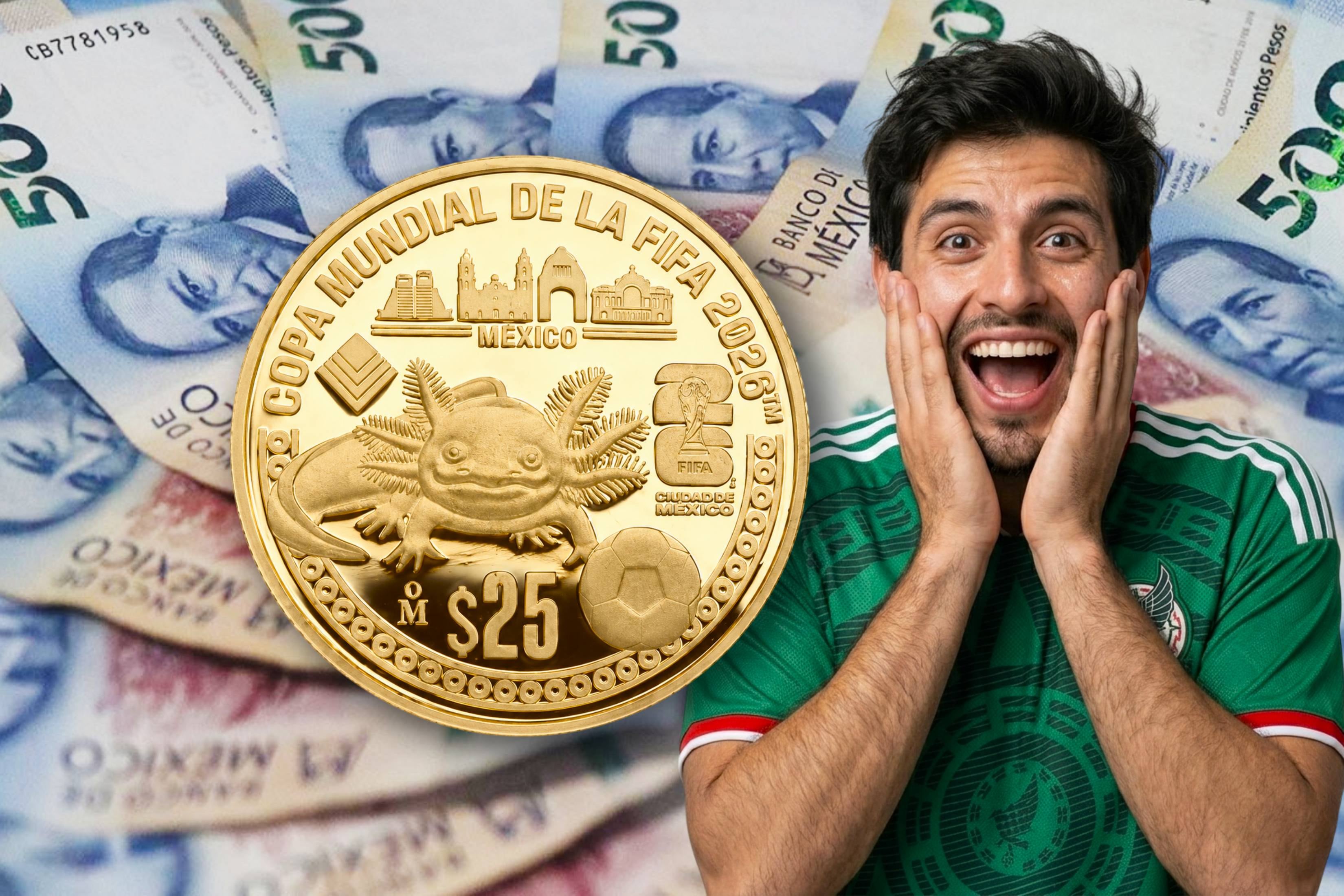 La baja disponibilidad de las monedas podría despertar el interés de coleccionistas y aficionados al futbol. | Foto: Especial GH
