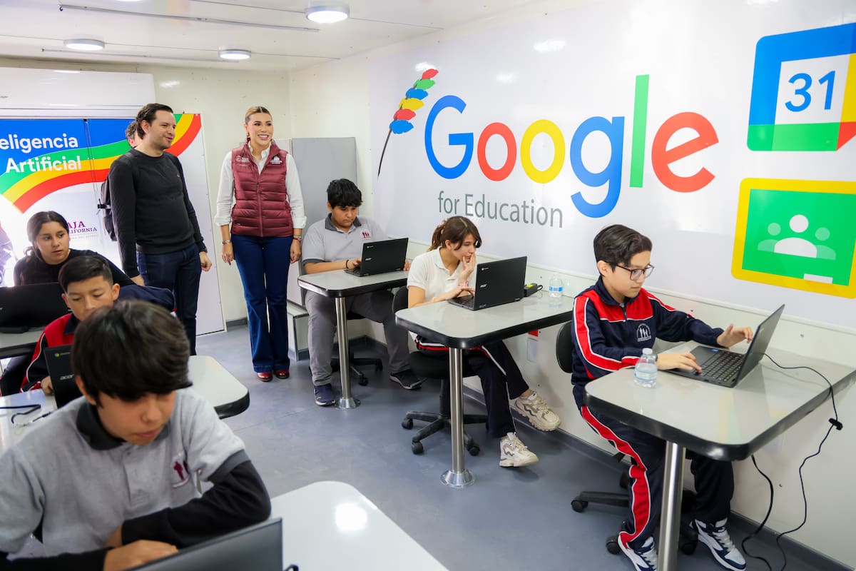 Es BC primer estado en implementar inteligencia artificial en educación Pública: gobernadora Marina del Pilar