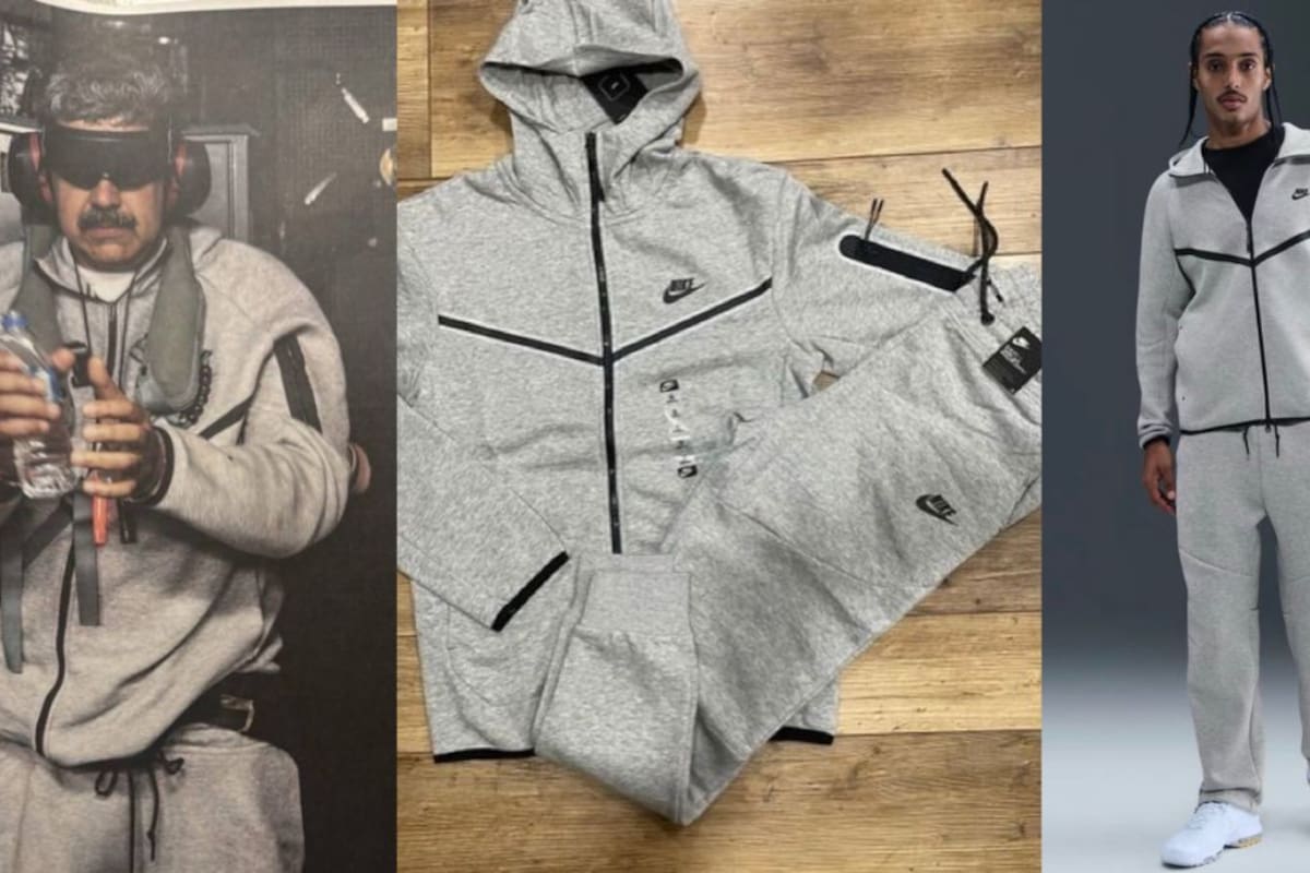 El conjunto deportivo de Nicolás Maduro que se volvió viral: cuánto cuesta en pesos el Nike Tech Fleece que usó