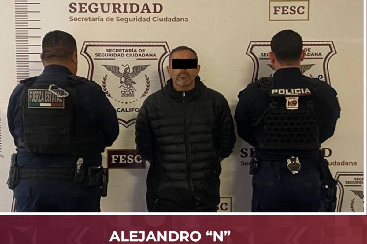 Capturan a hombre buscado por homicidio en Tecate