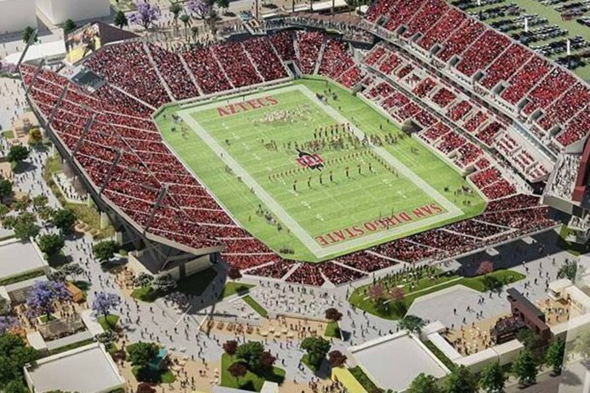 Aztecs de San Diego estrenarán estadio en 2022