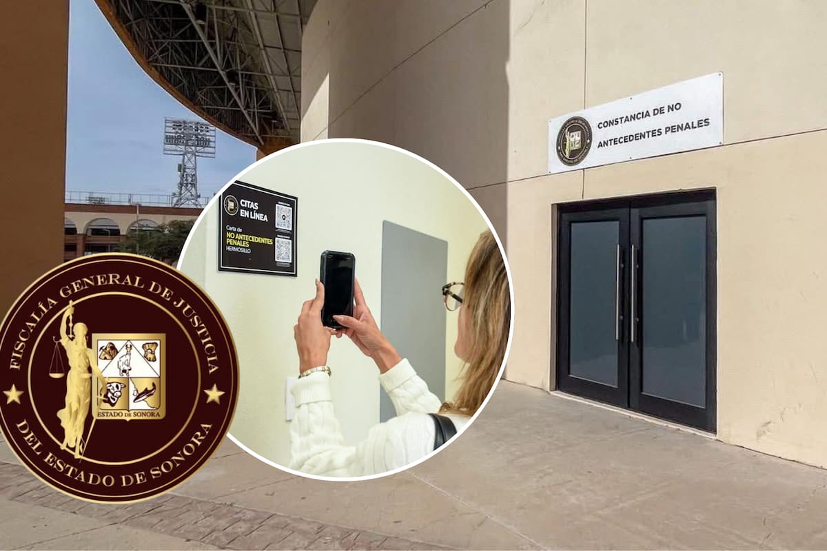 FGJE Sonora informa reubicación del servicio de Constancia de No Antecedentes Penales en Hermosillo