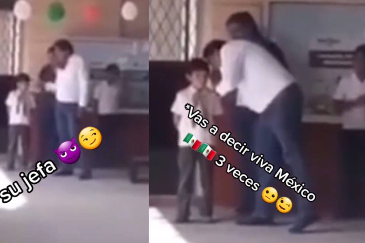 VIRAL: "¡Viva su jefa!" Niño se equivoca al decir el Grito de Independencia en escuela