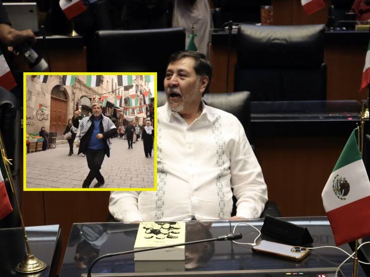 Gerardo Fernández Noroña, “viajero del Pueblo”, ya tiene su propia cumbia tras su viaje en un vuelo de lujo a Palestina