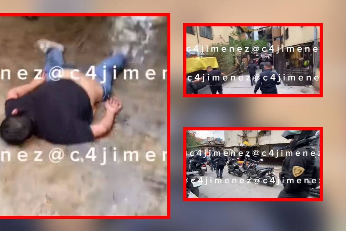 Hombre se desmaya del susto al ver operativo policía, a pesar de que él no era el objetivo |Video
