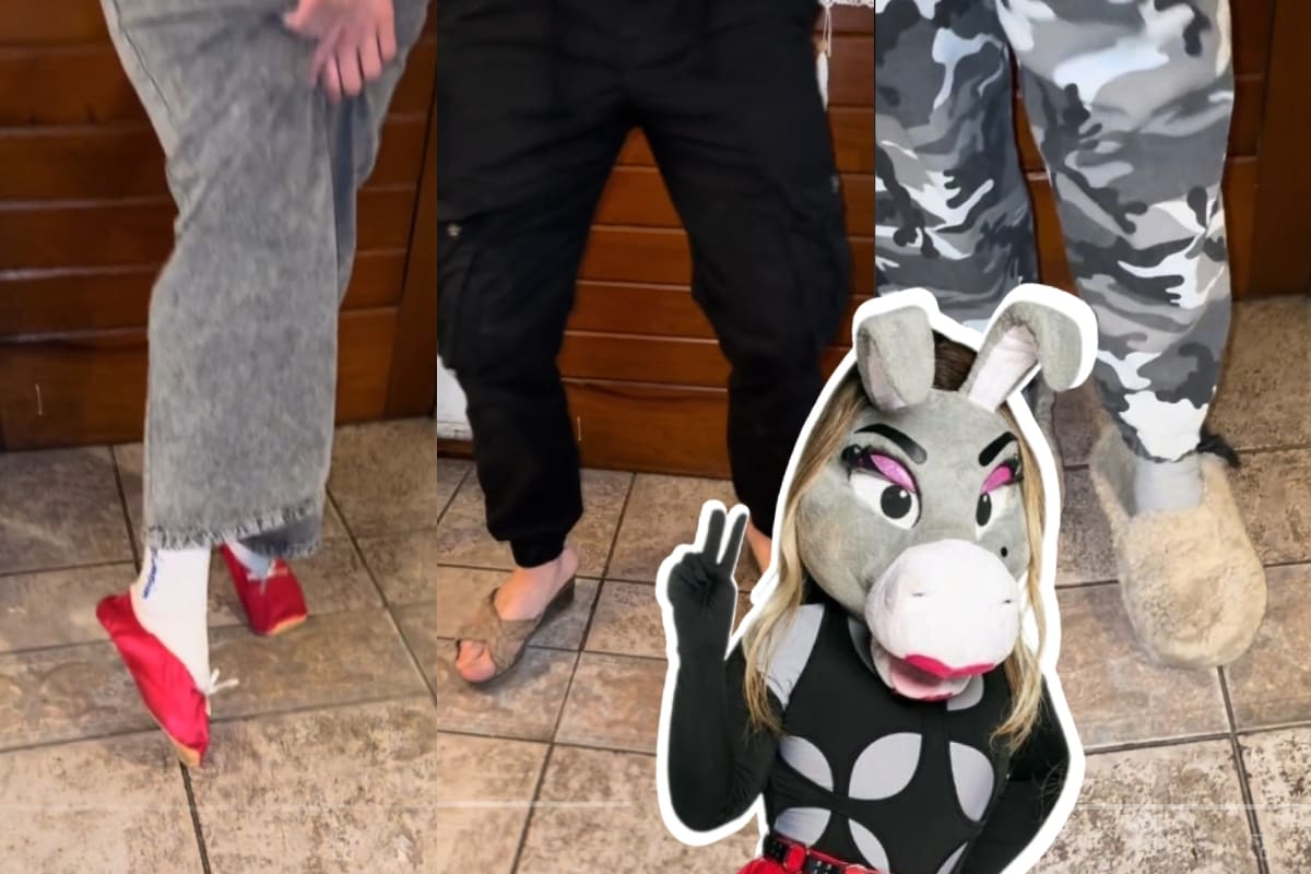 Grupo de amigos decide hacer una fiesta con temática “esos zapatitos nada que ver”