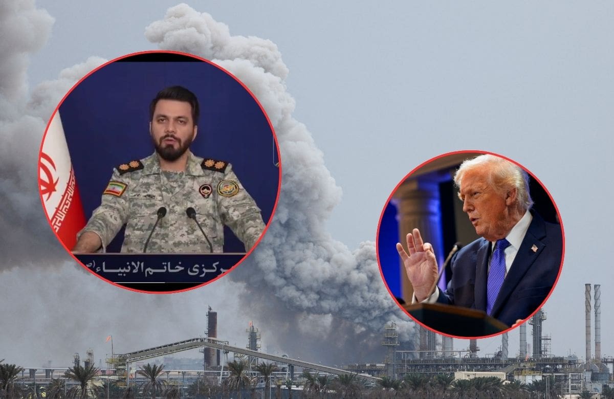 En esta imagen: Ebrahim Zolfaghari y Donald Trump. El gobierno iraní rechazó el plan de alto al fuego enviado por Washington. | Foto: Especial GH/Reuters/Captura de pantalla