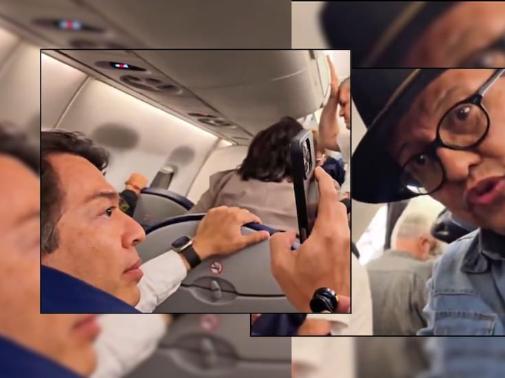 El titular de la SEP, Mario Delgado, se pelea con periodista tras ser “acosado” durante un vuelo retrasado por lluvias en el AICM (VIDEO)