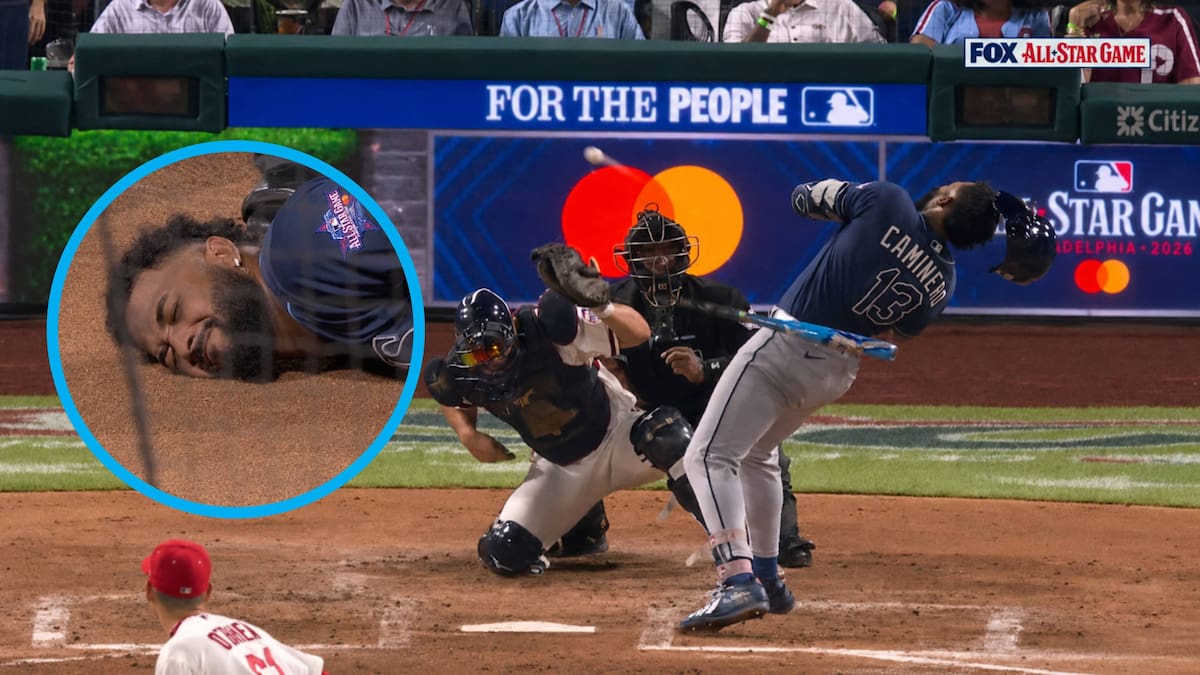 ¿Qué le pasó a Junior Caminero en el MLB All-Star Game 2026? El pelotazo de 98 mph en la mano, el resultado de las radiografías y su estado de salud
