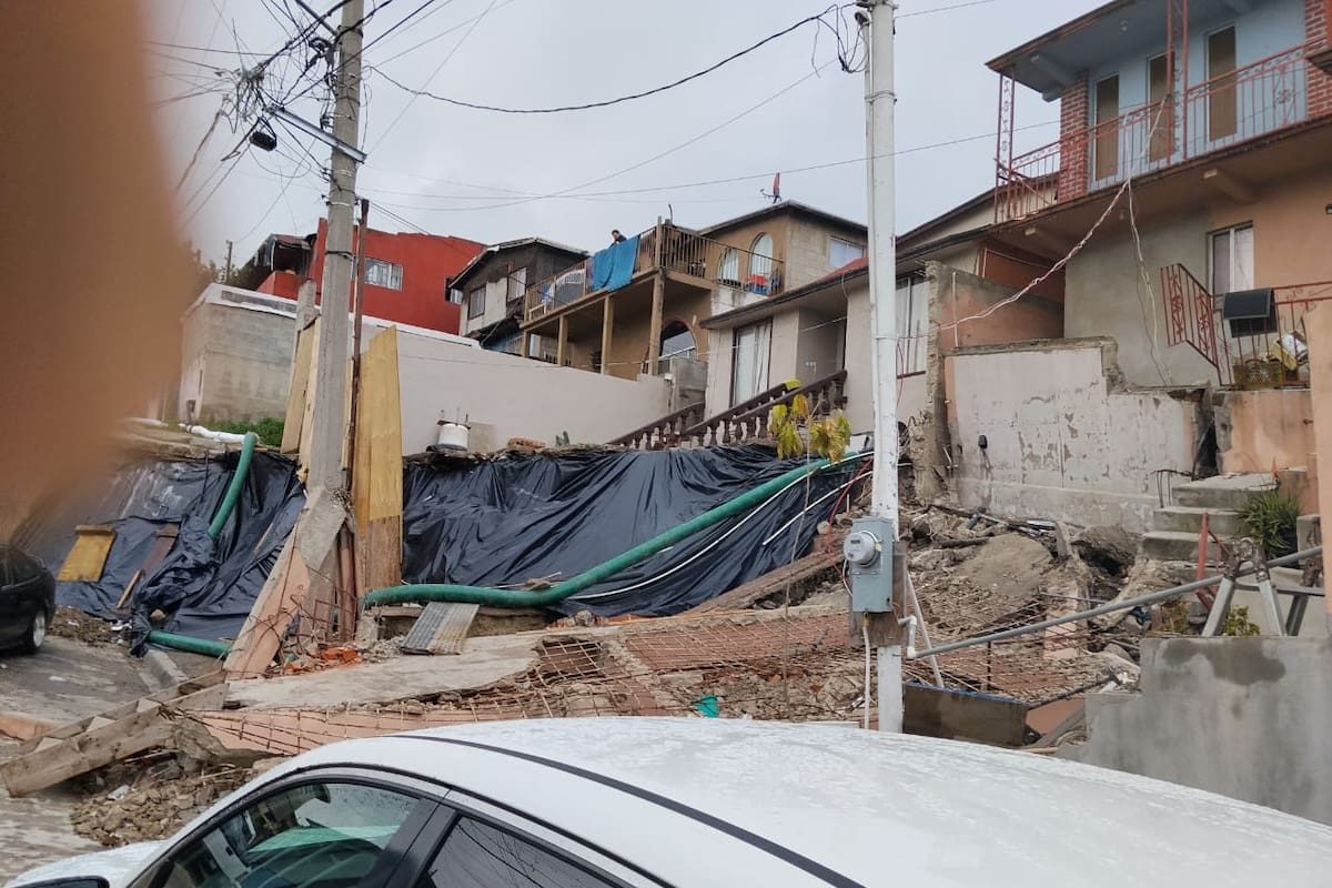 Protección Civil refuerza monitoreo por riesgo de deslizamientos en Tijuana