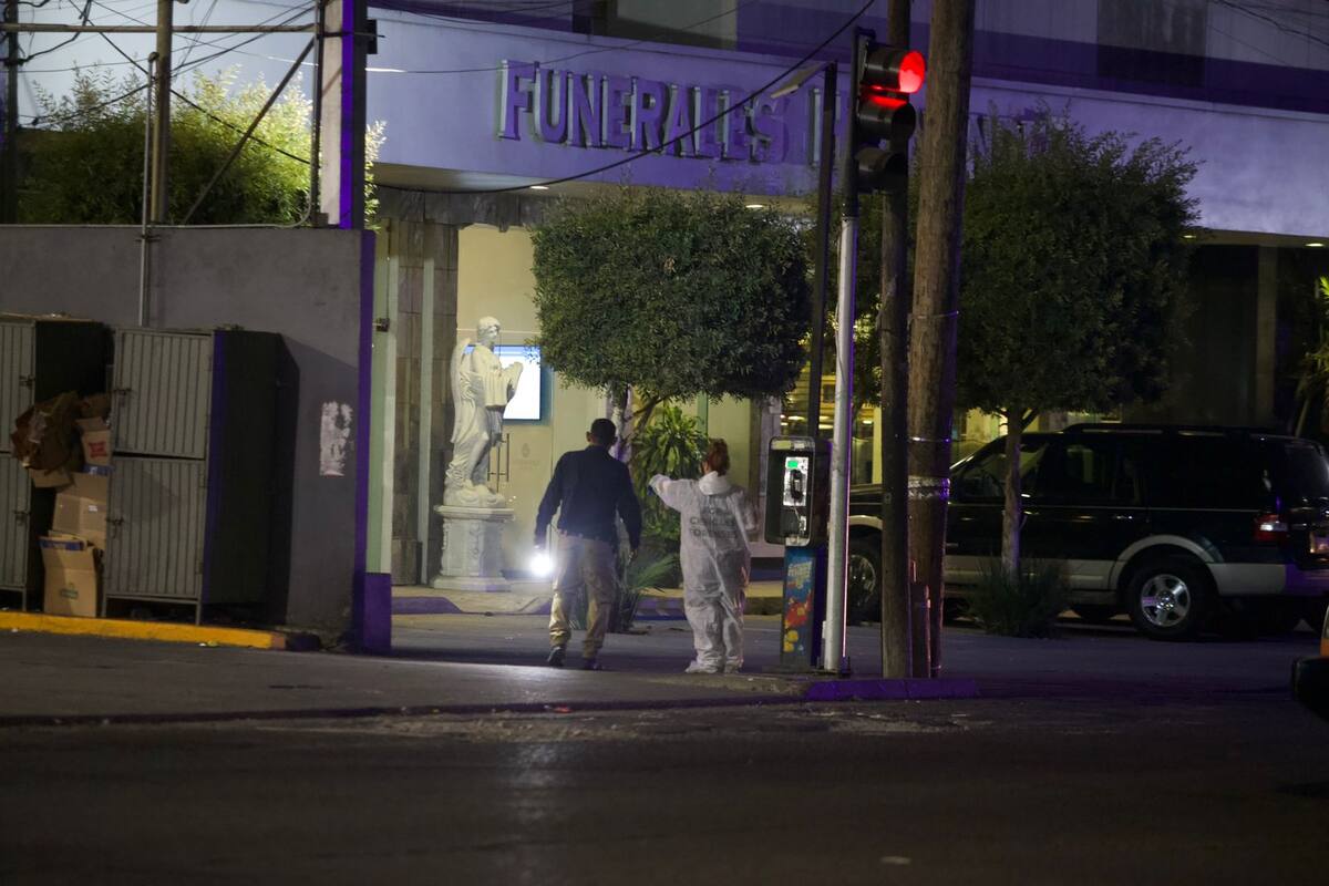 El ataque armado tuvo lugar frente a la Funeraria Hernández.