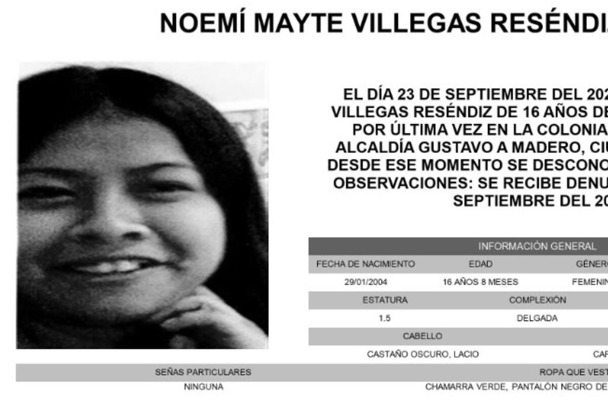 Adolescente de 16 años de edad, es buscada por sus familiares en la CDMX