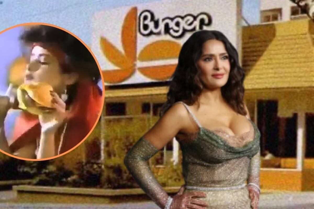 Reviven comercial de Salma Hayek para cadena de hamburguesas en México de 1988