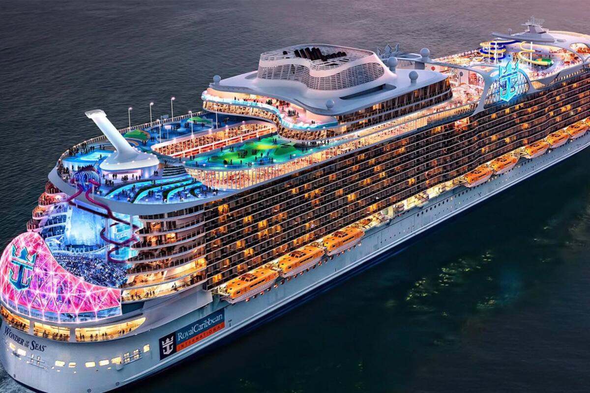 Así será el lujoso crucero más grande del mundo, capaz de transportar a casi 7 mil personas