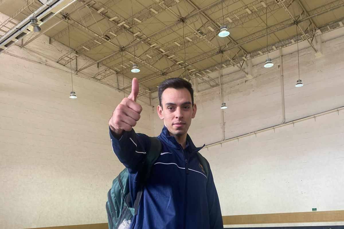 Avilés disfruta del juego en Ciudad Universitaria