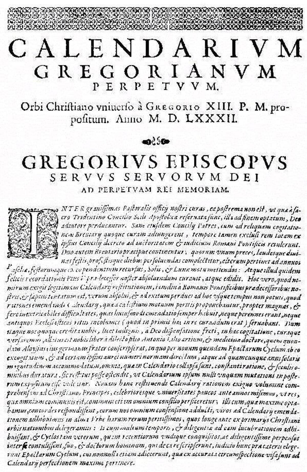 Calendario gregoriano