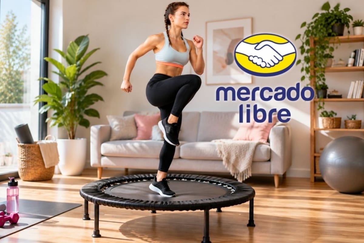 El trampolín aeróbico más vendido de Mercado Libre baja su precio a $677 pesos con envío gratis a todo México