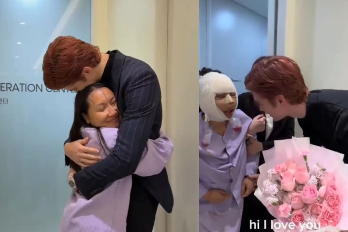 Mujer se somete a cirugía facial tras críticas que comparaban su apariencia con la de su esposo