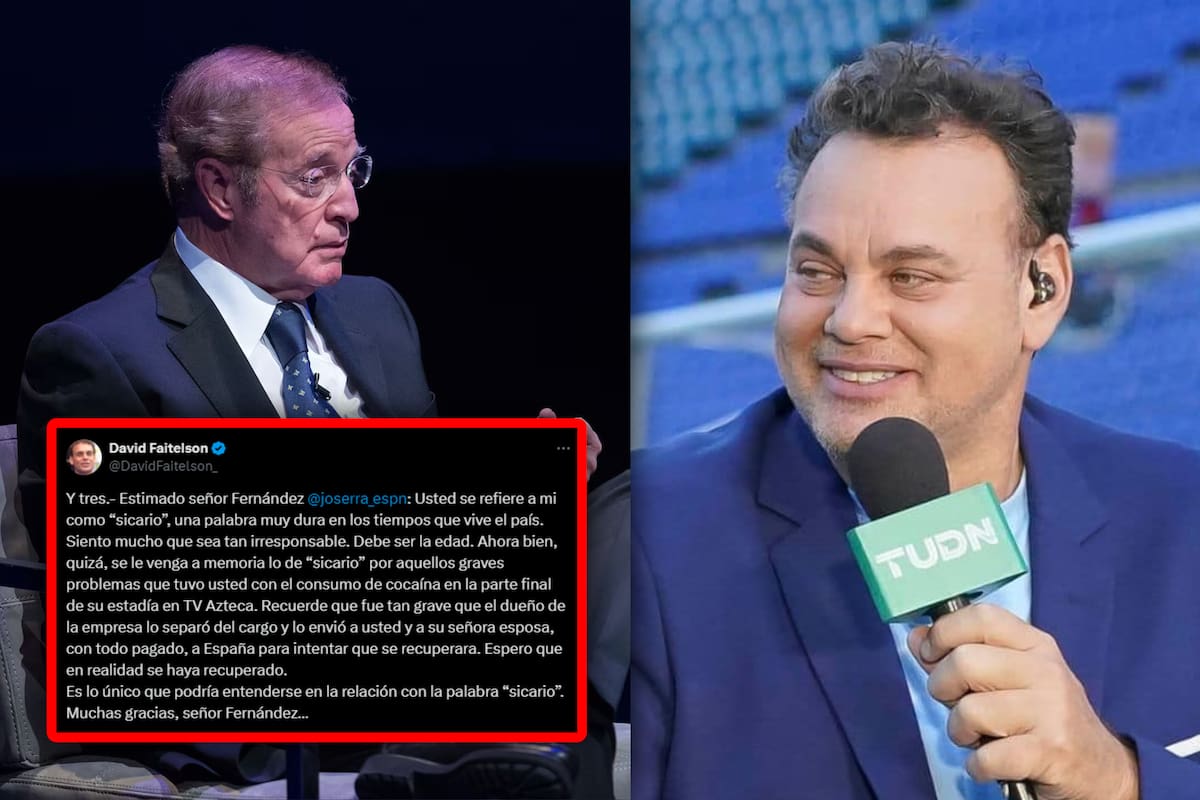 David Faitelson da a conocer problemas de adicciones de José Ramón Fernández