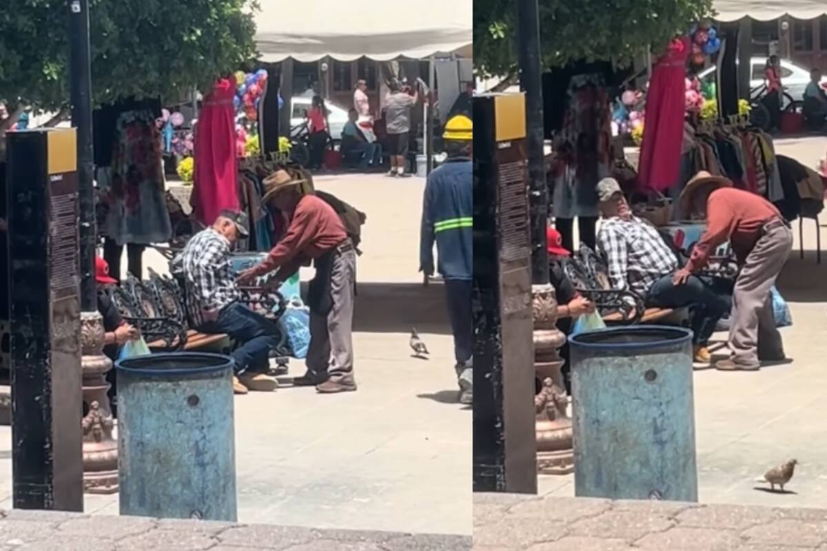 Vendedor ambulante de paletas es captado haciendo de quiropráctico y causa sensación en redes sociales