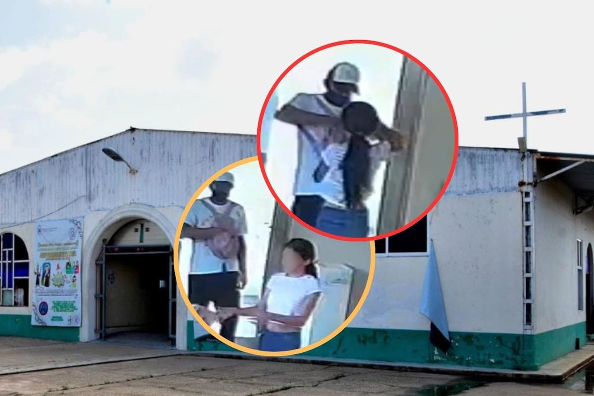 Robo sacrílego en Coatzacoalcos: Hombre armado y menor asaltan feligreses durante misa