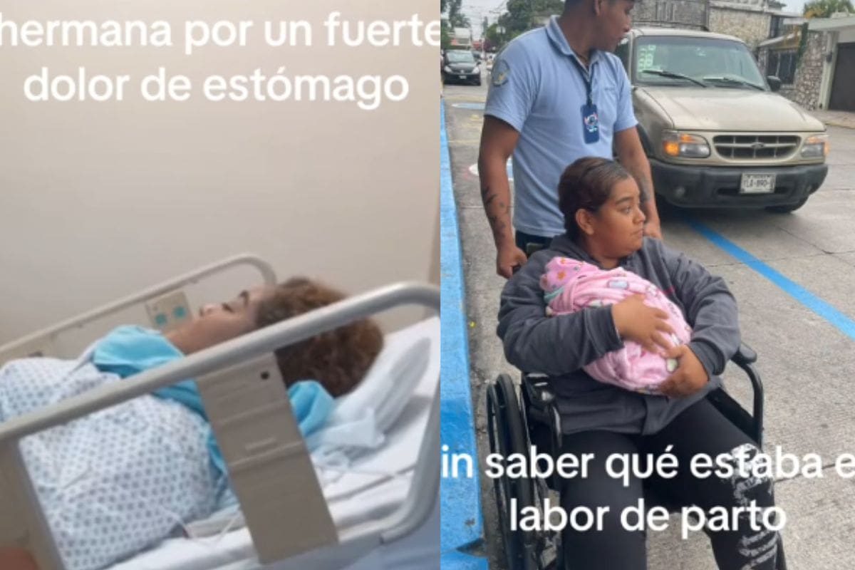 Tras internar a su hermana por un fuerte dolor de estomago, se da cuenta de que está embarazada