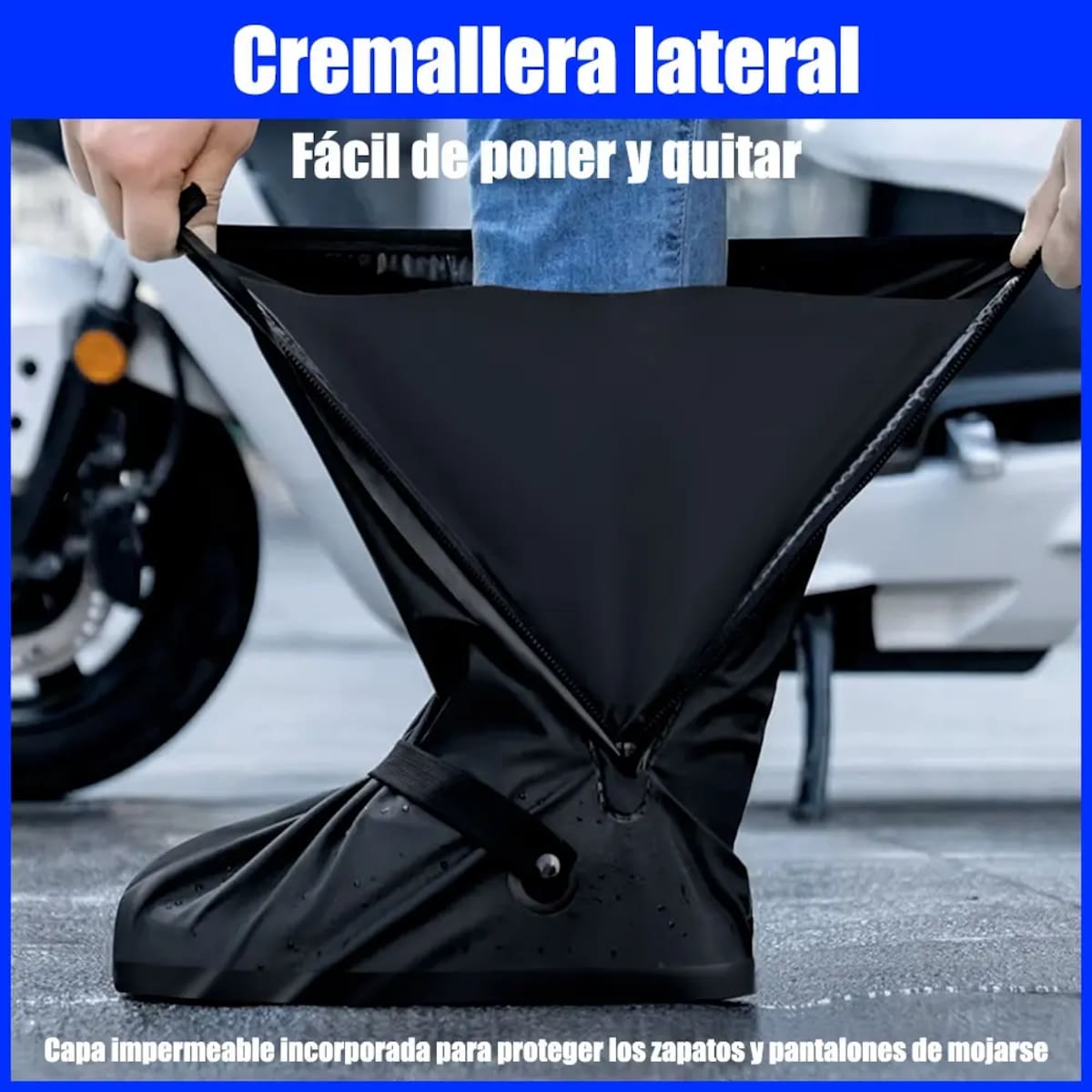 Protectores cubre zapato y botas impermeables reflectantes | Mercado Libre