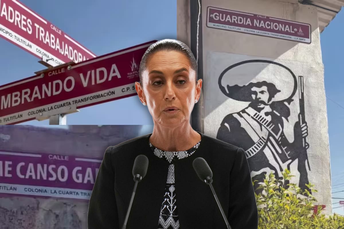 Vecinos de la colonia 4T cambiaron los nombres de sus calles tras un año sin agua potable, drenaje, alumbrado ni pavimentación, como protesta por la falta de servicios básicos