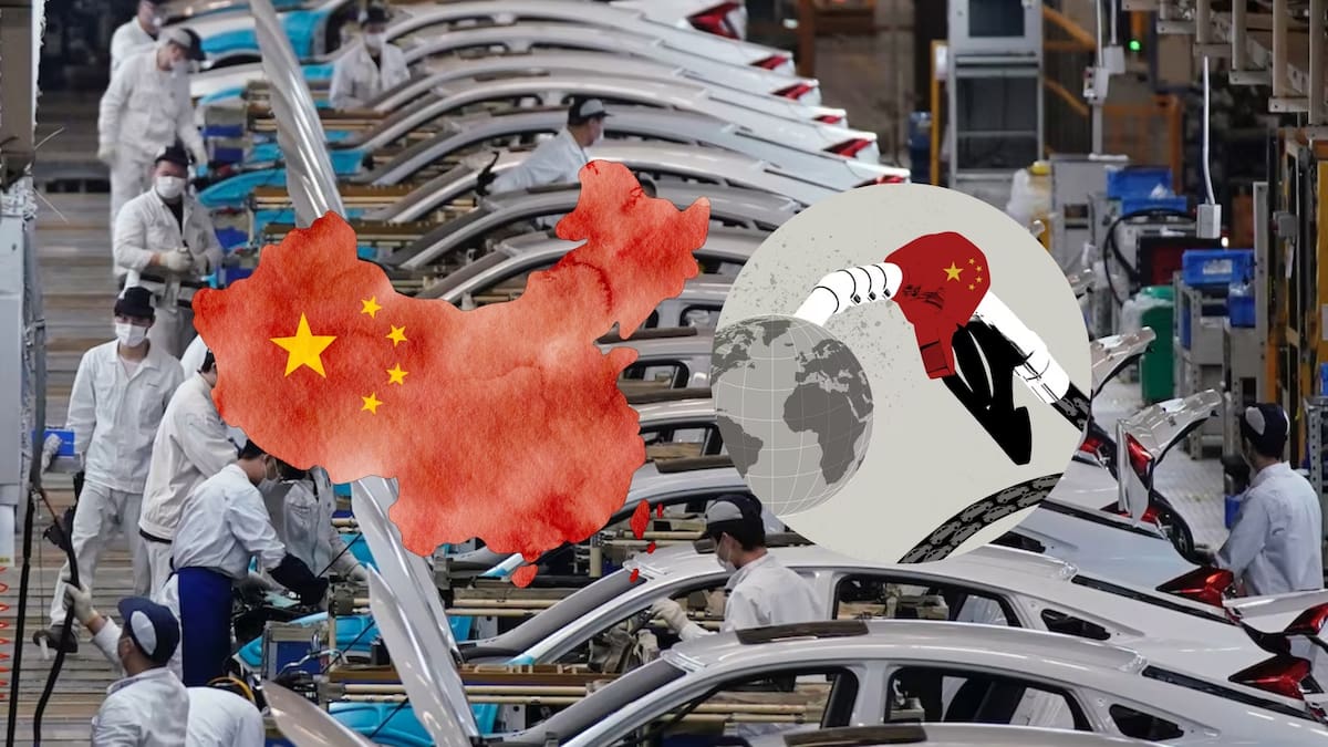 El doble mercado de China: Líder en autos eléctricos e inundador mundial de coches de gasolina