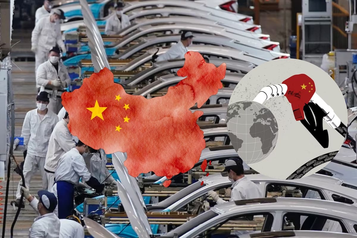 El doble mercado de China: Líder en autos eléctricos e inundador mundial de coches de gasolina