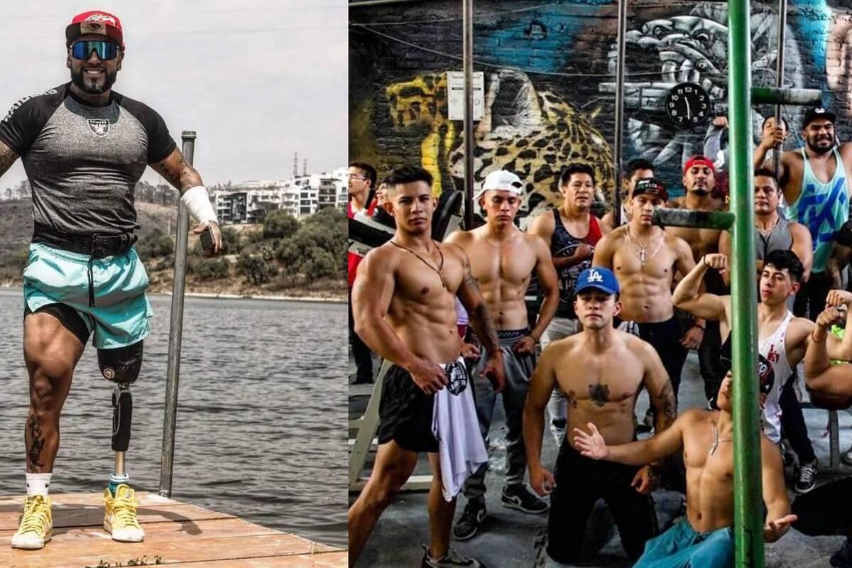 Paul Villafuerte, de perder una pierna a convertir un baldío en el exitoso gimnasio callejero "Barras Praderas"